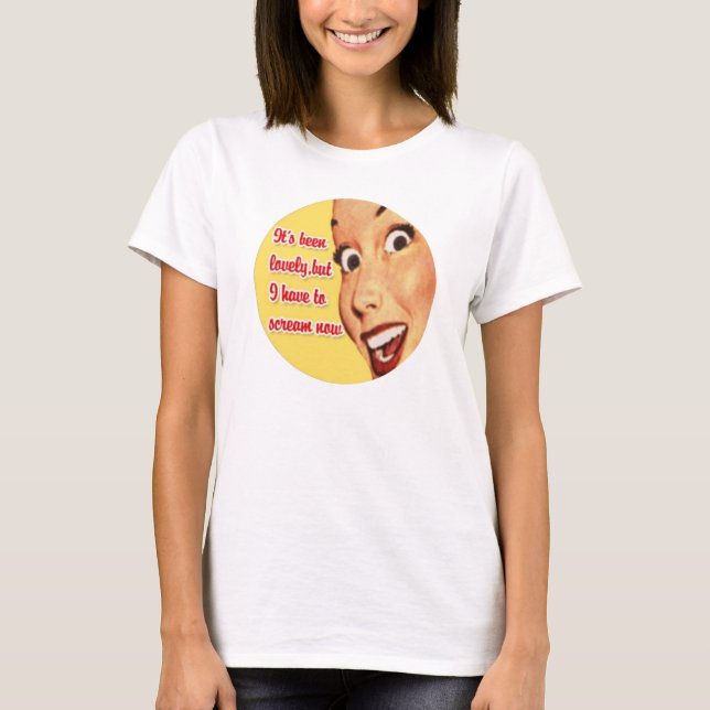 TBA ~ Valentinstag Shirt Retro Hausfrau (Vorderseite)