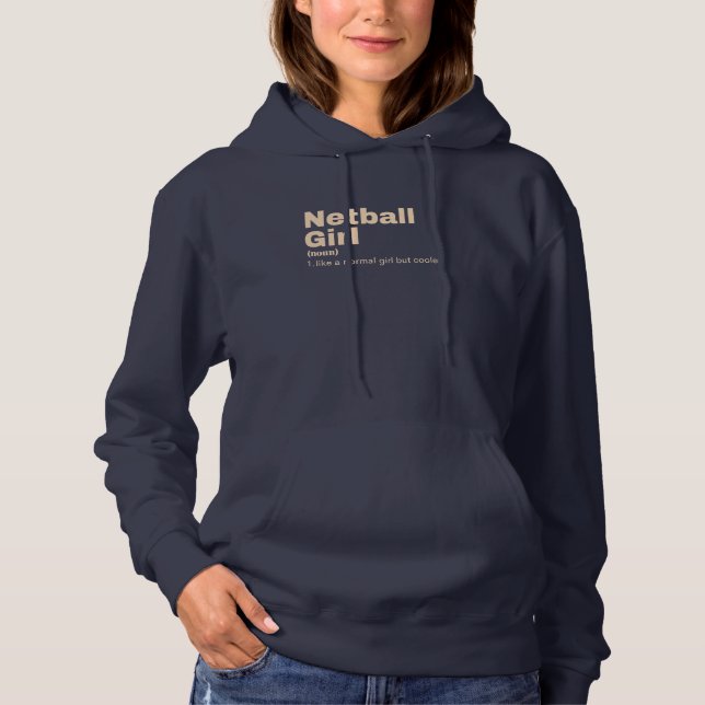 Tball Girl - Netball Hoodie (Vorderseite)