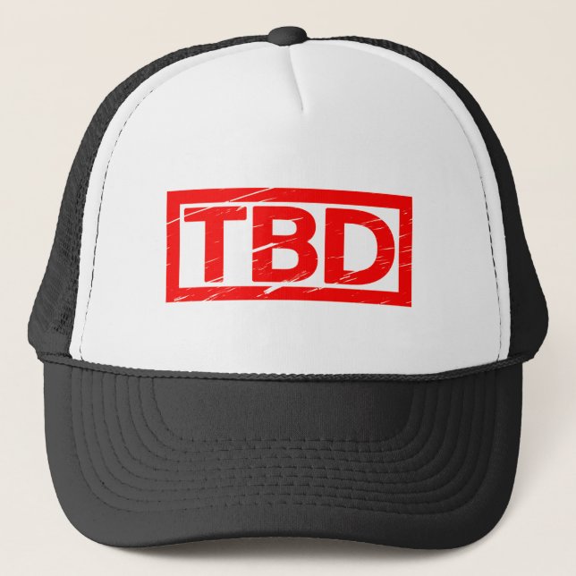 TBD-Briefmarke Truckerkappe (Vorderseite)