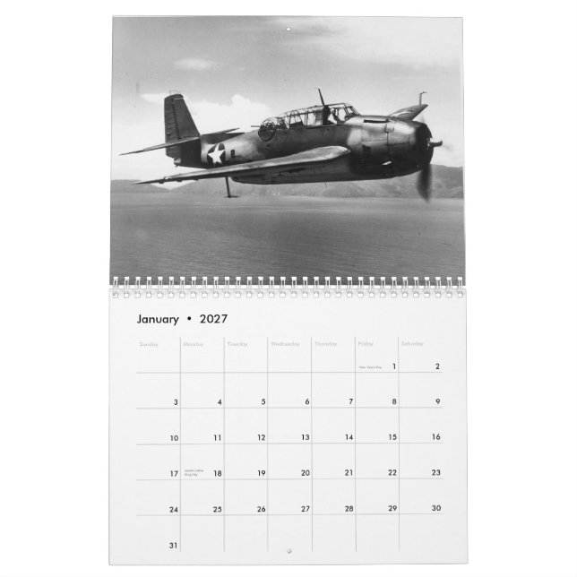 TBF Rächer-Kalender Kalender (Jan 2027)