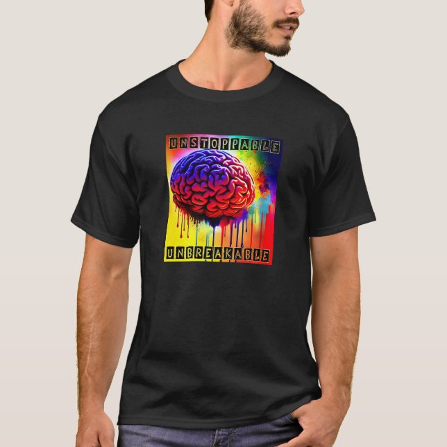 TBI Strong  Traumatic Brain Injury  1 T-Shirt (Vorderseite)