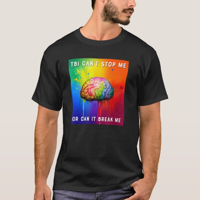 TBI Strong  Traumatic Brain Injury 3 T-Shirt (Vorderseite)