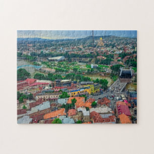 Tbilisi Georgia City Street Architecture Jigs Puzzle