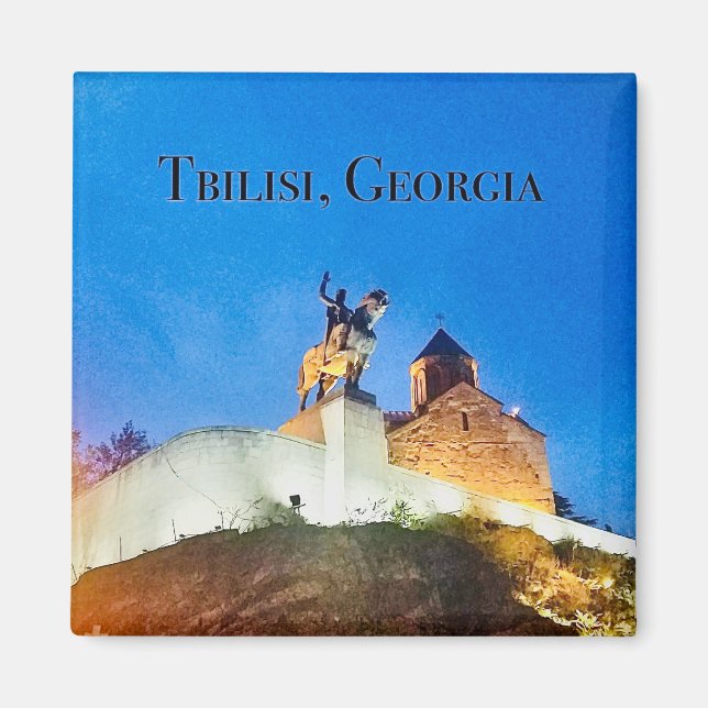 Tbilisi, Georgia Magnet – King Vakhtang Gorgasali  (Vorne)