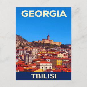 Tbilisi Georgien Narikala Festung Postkarte