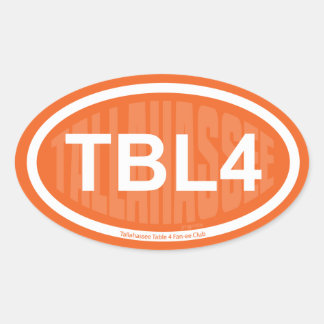 TBL4 OVALER AUFKLEBER