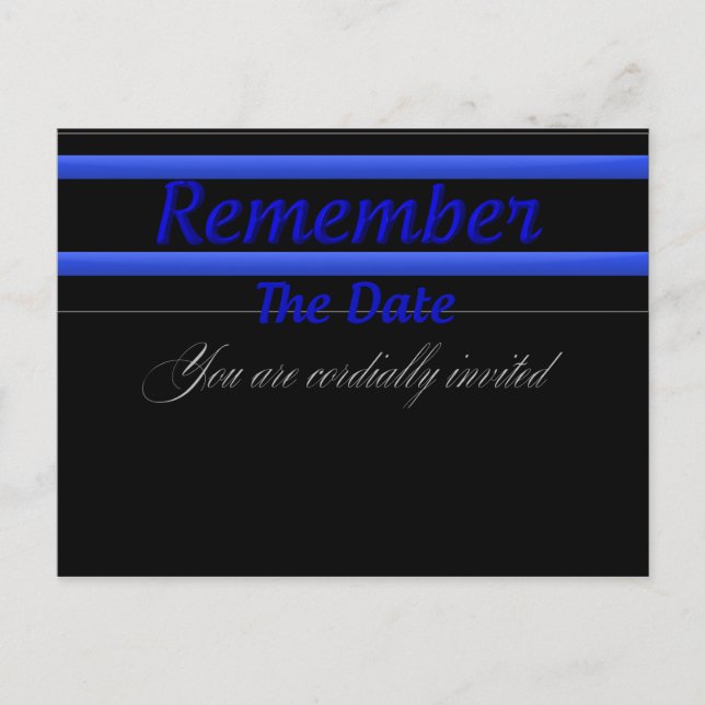 TBL Bankett-Sammlung 1 Erinnerungsdatum Einladungspostkarte (Vorderseite)