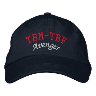 TBM-TBF AVENGER BESTICKTE BASEBALLKAPPE