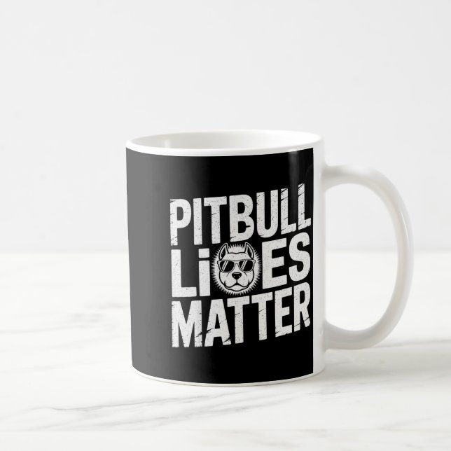 Tbull Lives - Ttie Lover Dog Love Pet Owner  Kaffeetasse (Rechts)