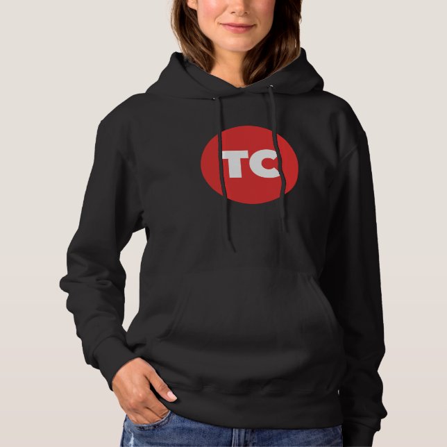 TC Treaslogo Black Hoodie (Vorderseite)