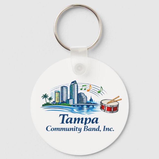 TCB Percussion Logo Keychain Schlüsselanhänger (Vorderseite)