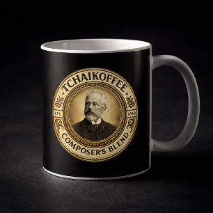 TCHAIKOFFEE Komponisten-Mischung Klassische Musik  Kaffeetasse