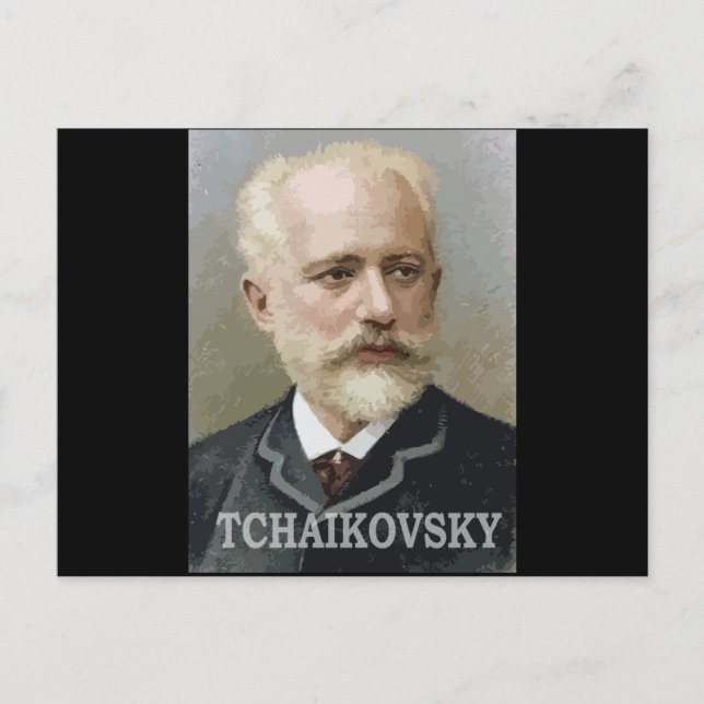 Tchaikovsky Postkarte (Vorderseite)