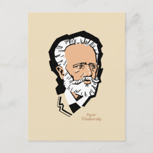 Tchaikovsky Postkarte