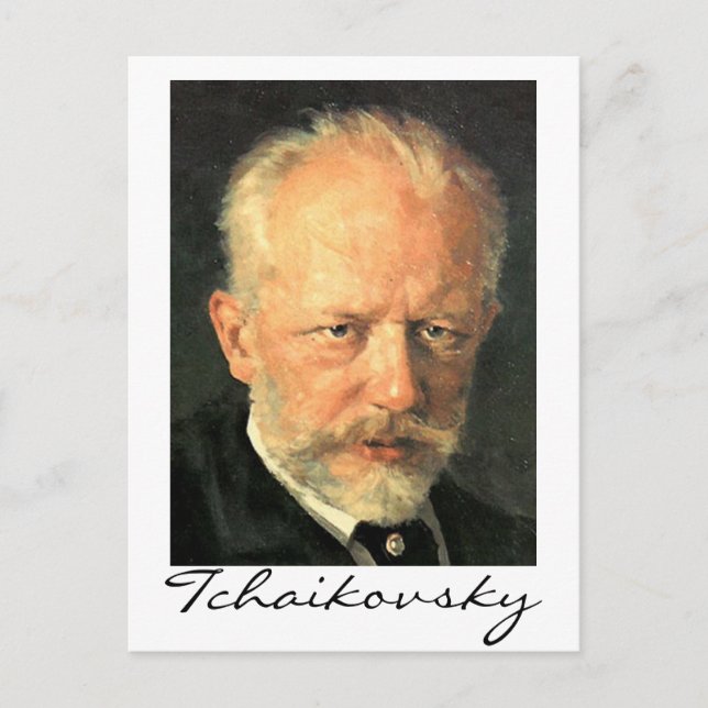 Tchaikovsky Postkarte (Vorderseite)