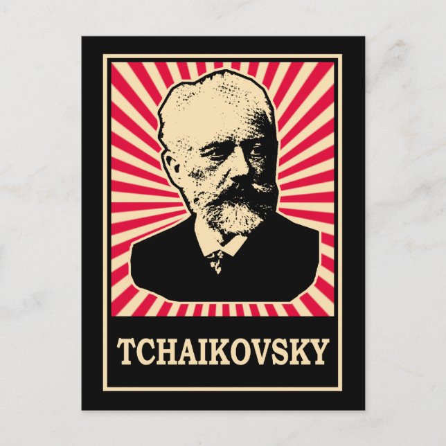 Tchaikovsky Postkarte (Vorderseite)