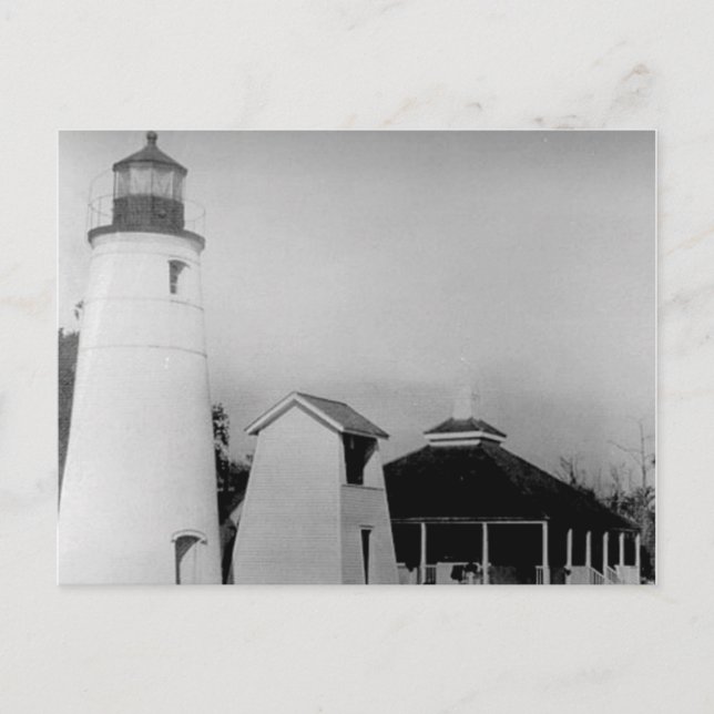 Tchefuncte River Range Lighthouse 2 Postkarte (Vorderseite)