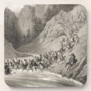 Tcherkersseians auf einem Überfall nahe dem Untersetzer