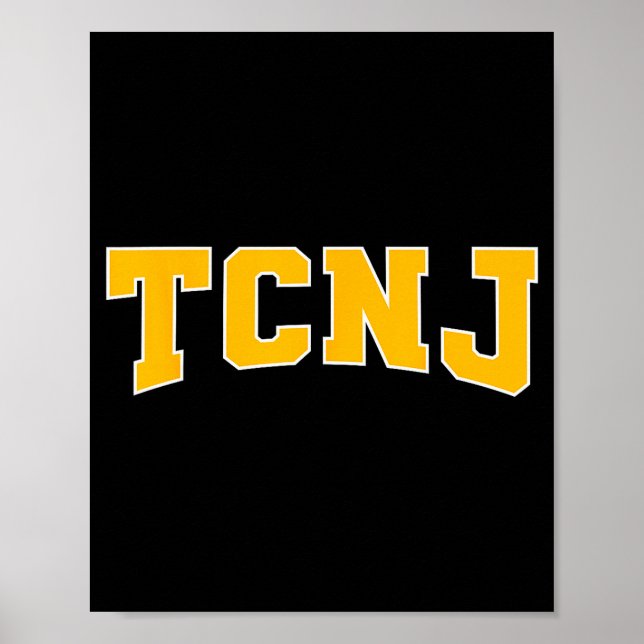 Tcnj The College Of New Jersey Apparel Srts Fan  Poster (Vorne)