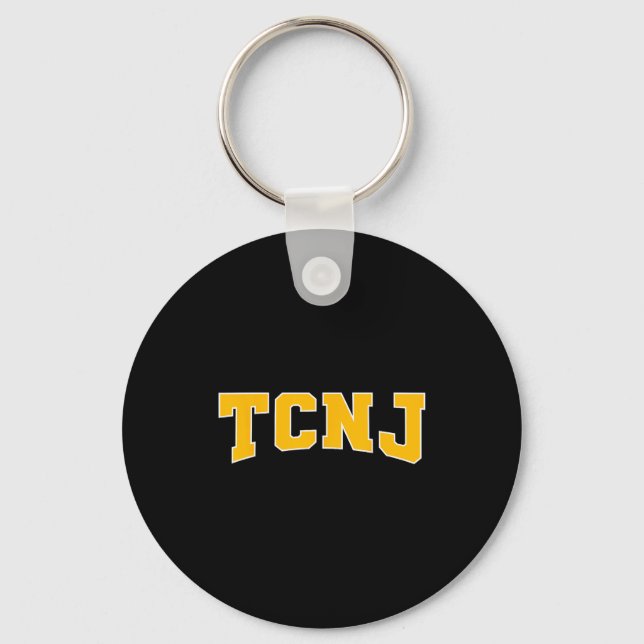 Tcnj The College Of New Jersey Apparel Srts Fan  Schlüsselanhänger (Vorderseite)