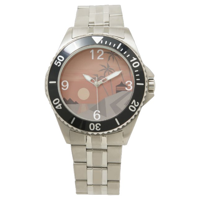 TCU COOL TROPICS-Uhr Armbanduhr (Vorderseite)