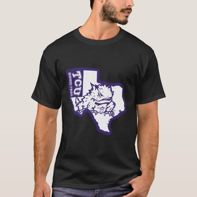 Tcu Horned Frogs Staat offiziell lizenziert T-Shirt (Vorderseite)