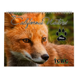 TCWC - Jahr der Nation California Wildlife Custom  Kalender