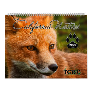 TCWC - Jahr der Nation California Wildlife Custom Kalender