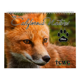 TCWC - Jahr der Nation California Wildlife Custom  Kalender