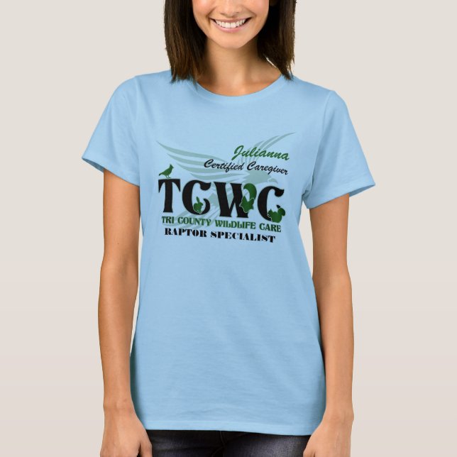 TCWC Logo-Freiwilliger - kundenspezifischer T-Shirt (Vorderseite)