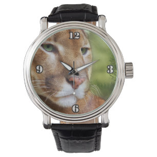 TCWC - Puma-Berglöwe-Kunst Armbanduhr