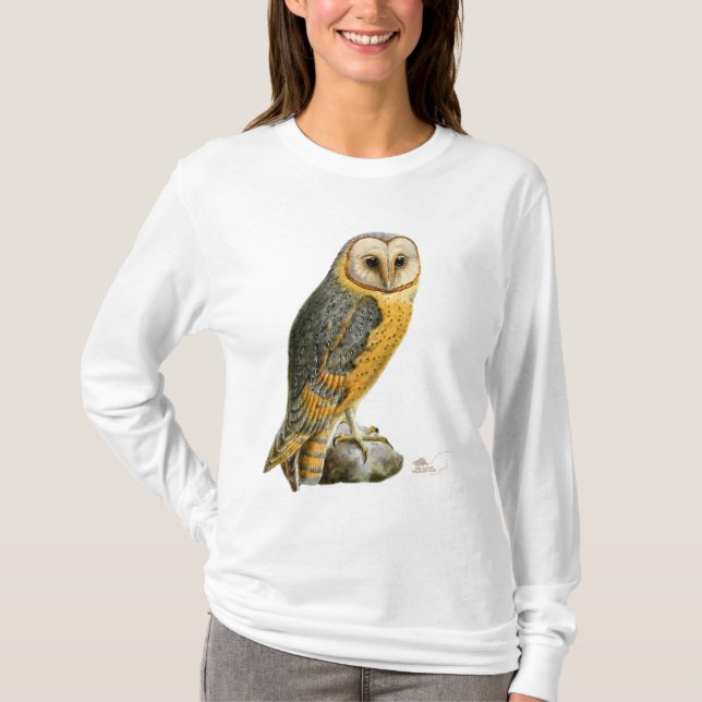 TCWC - Schleiereule Vintag T-Shirt (Vorderseite)