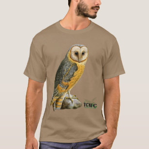 TCWC - Schleiereule Vintage mit Logo T-Shirt
