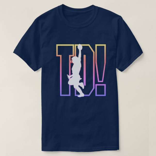 TD! Football T-Shirt (Design vorne)