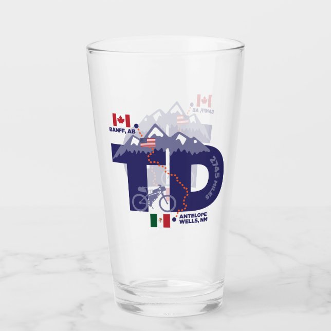 TD-Pint-Glas Glas (Vorderseite)