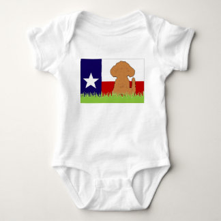 TDD Aprikosengekritzel Baby Strampler