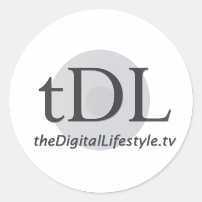 tDL-Aufkleber Runder Aufkleber (Vorderseite)