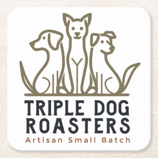 TDR-Untersetzer Rechteckiger Pappuntersetzer