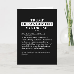 Tds Politische Definitions-Shirt - Trump-Derangeme Karte