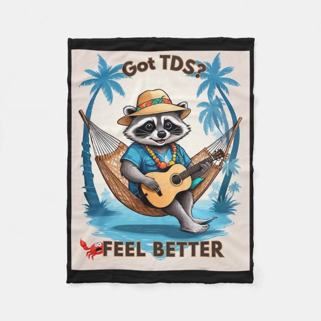 Tds Trump-Derangement-Syndrom Funny Trump unterstü Fleecedecke (Vorderseite)