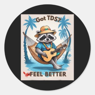 Tds Trump-Derangement-Syndrom Funny Trump unterstü Runder Aufkleber