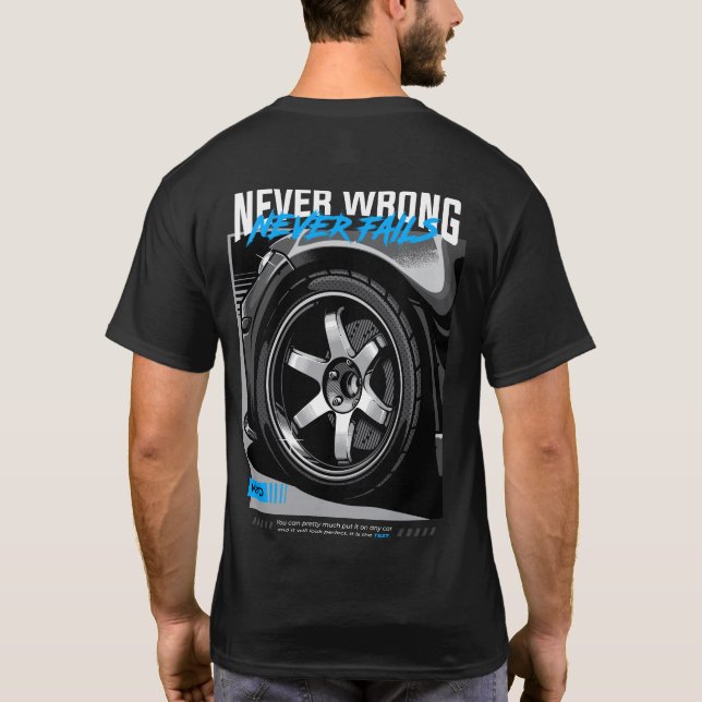  TE37 - nie falsche Vorführung für den Automobilba T-Shirt (Rückseite)