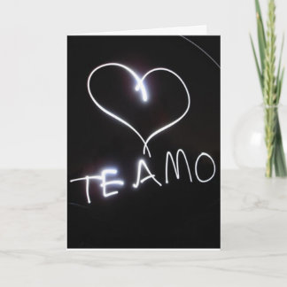 Te Amo aunque… Karte