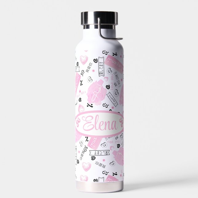  Te amo en varias idiomas para Personalizar Trinkflasche (Links)