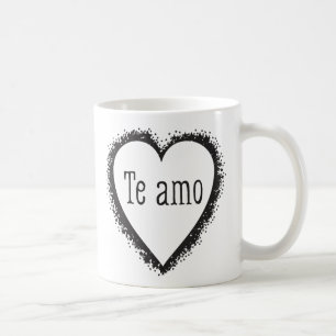 Te Amo, i-Liebe Sie auf spanisch Kaffeetasse