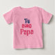 Te Amo-Papa Baby T-shirt (Vorderseite)