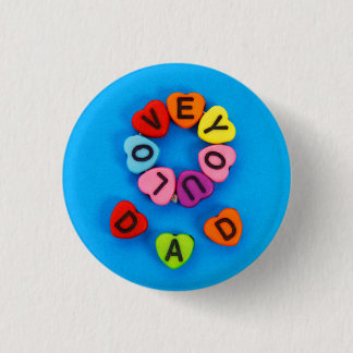 Te amo papá button