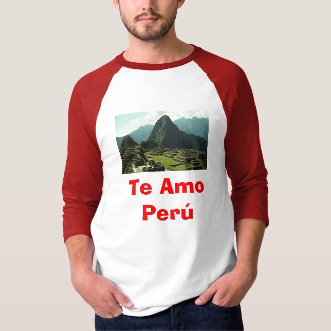 Te Amo Peru T-Shirt (Vorderseite)