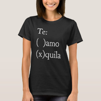 Te amo Tequila witzig T-Shirt