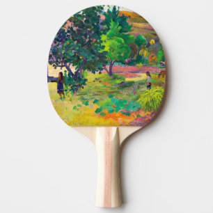 Te Fare, Das Haus Landschaftskunst von Paul Gaugui Tischtennis Schläger